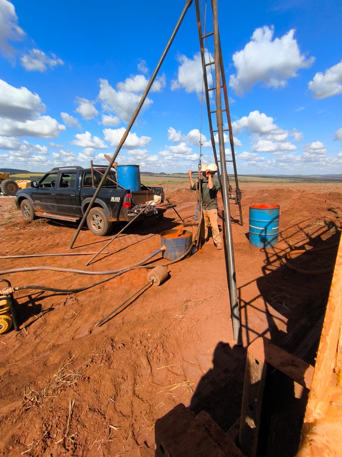 Equipamento de sondagem SPT moderno