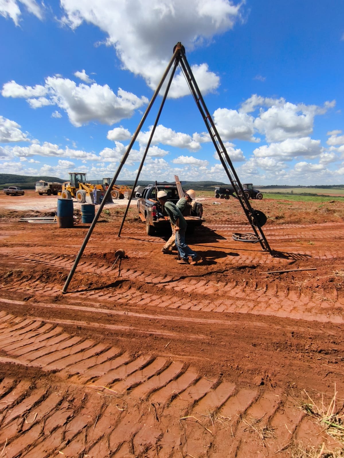 Ensaio de compactação de solo