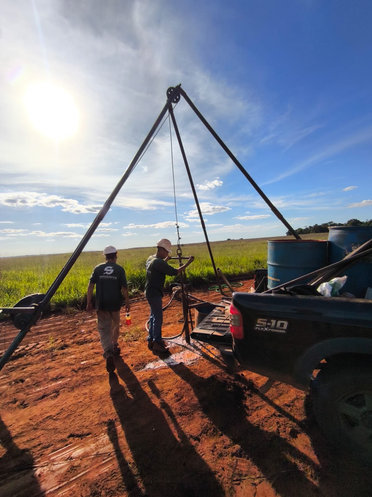 Análise geotécnica em campo